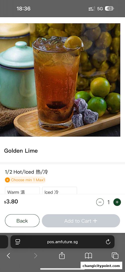 A refreshing Golden Lime drink with ice and lime garnish.