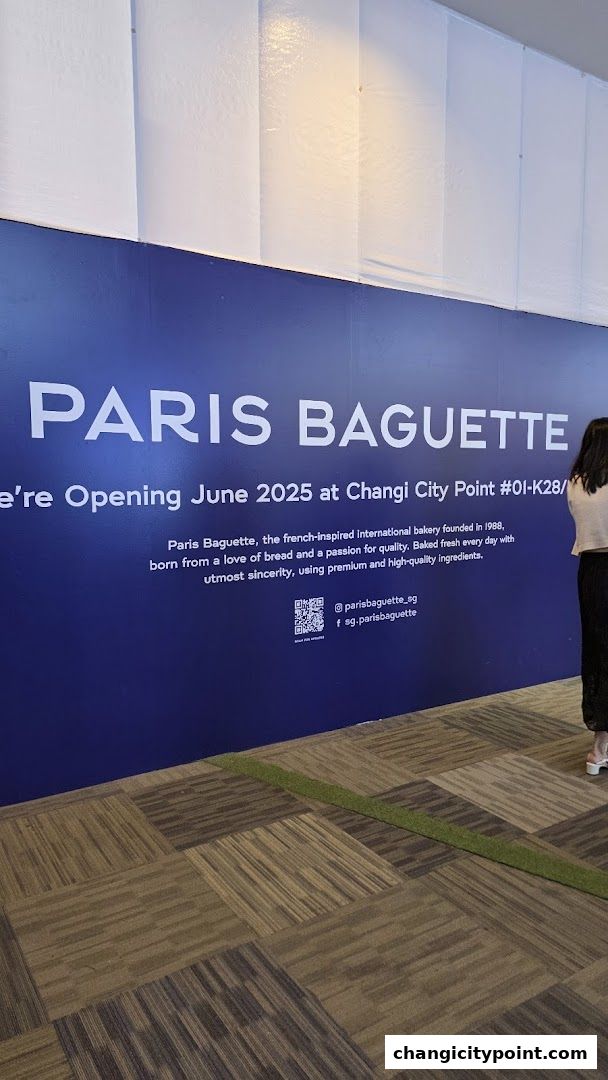 Paris Baguette announces its upcoming opening in June 2025 at Changi City Point.