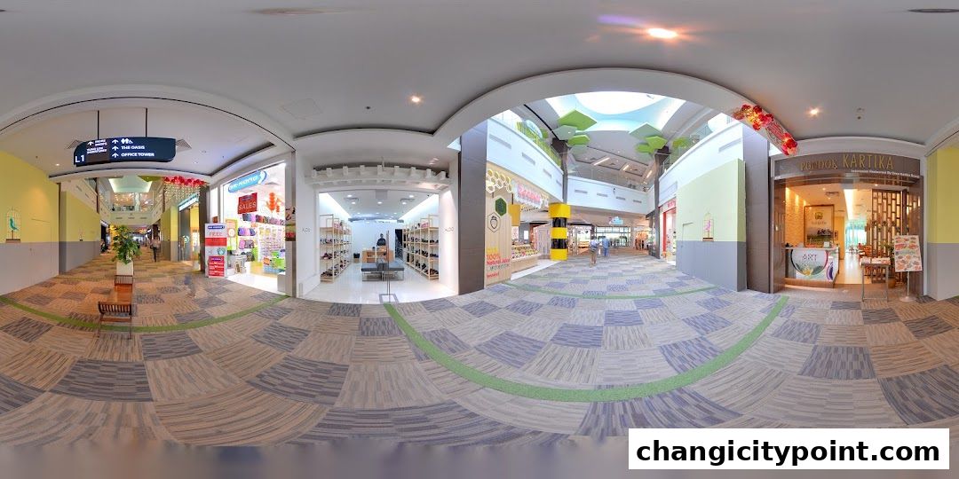 Exterior view of Pondok Kartika Indonesian Restaurant in a shopping mall.