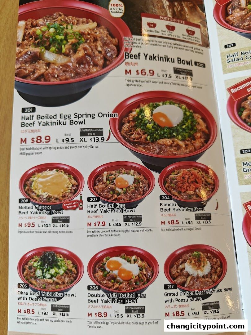 Sukiya Gyudon  Curry Changi City Point