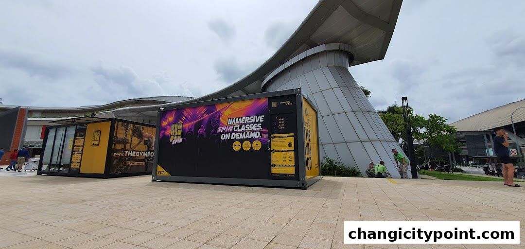 The Gym Pod at Changi City Point offers immersive spin classes on demand.