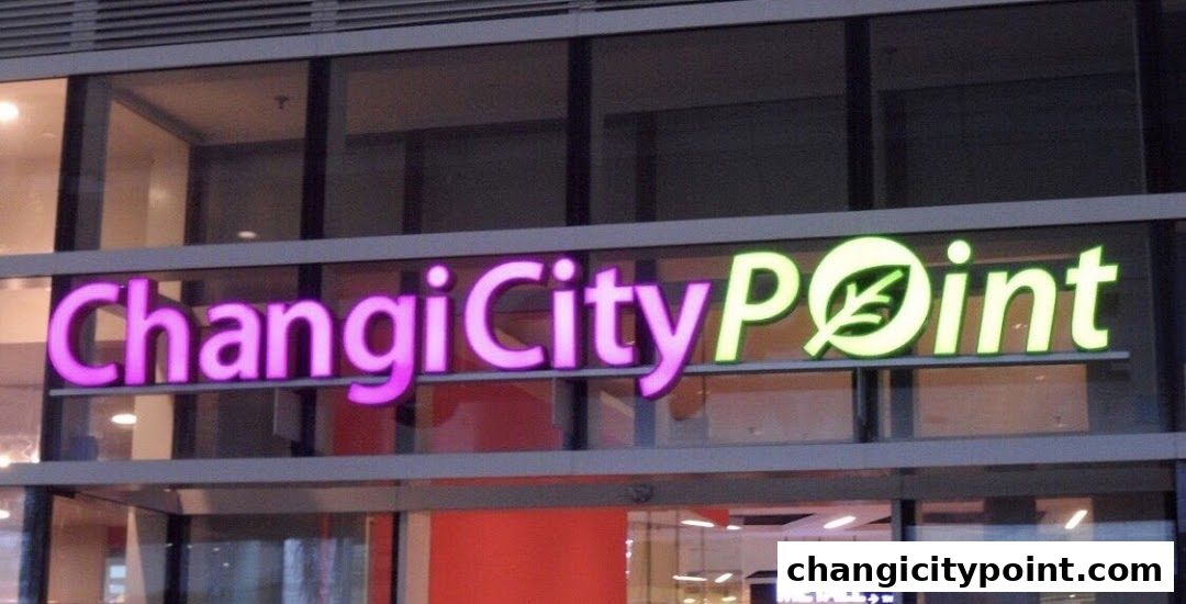 A sign for Watsons Changi City Point Click & Collect.