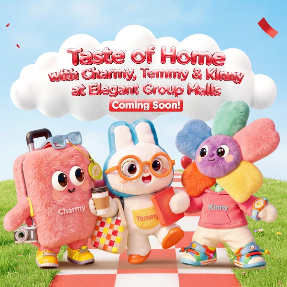 Charmy, Temmy and Kinny at Elegant Group Malls