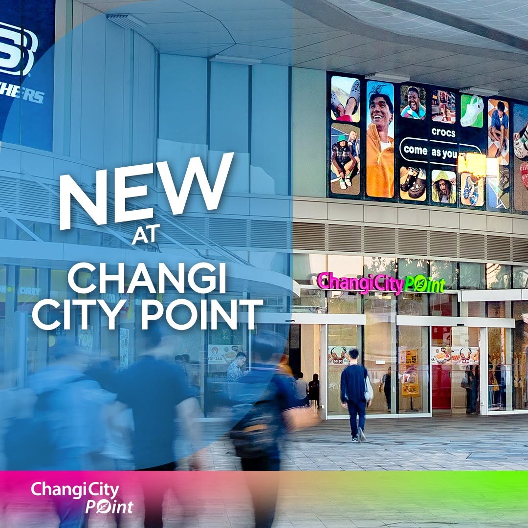 New store openings at Changi City Point mall entrance