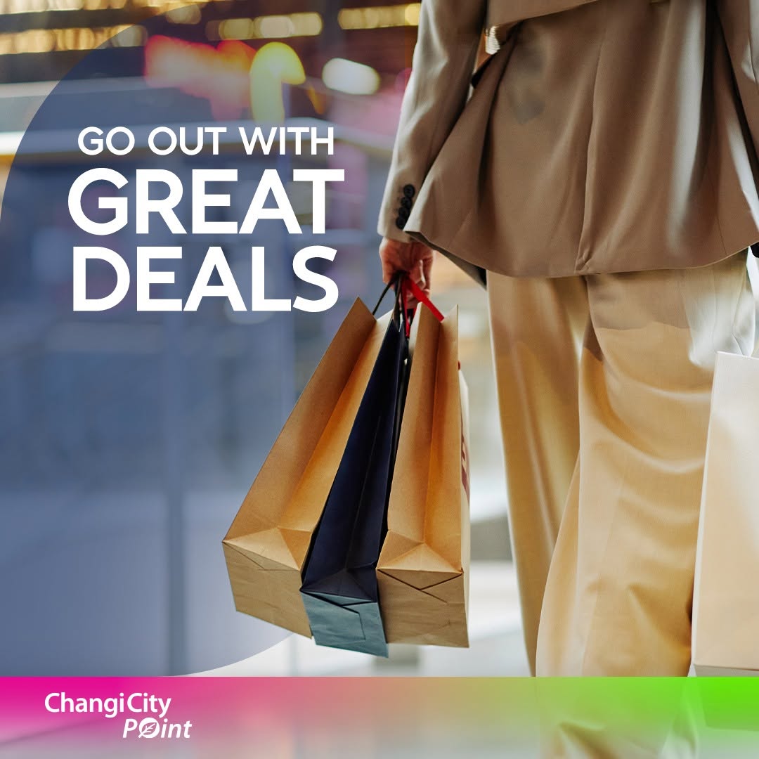 Changi City Point shopping bags