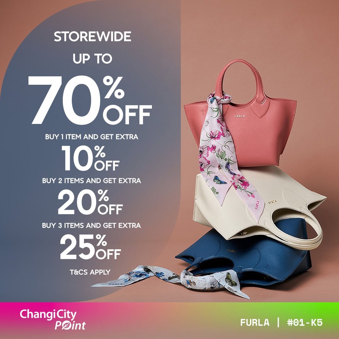 Furla promotion at Changi City Point