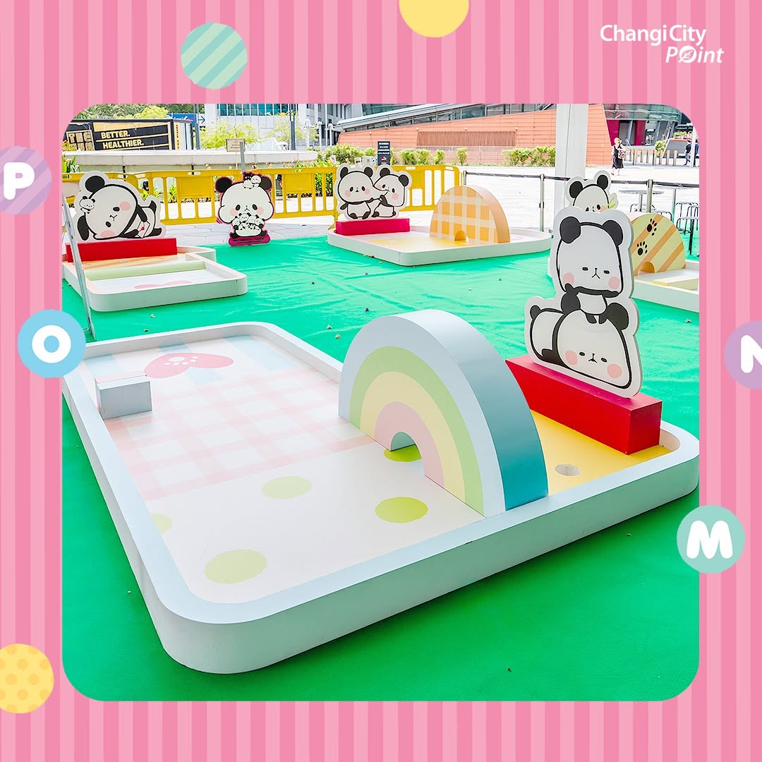 Mini golf at Changi City Point Open Plaza