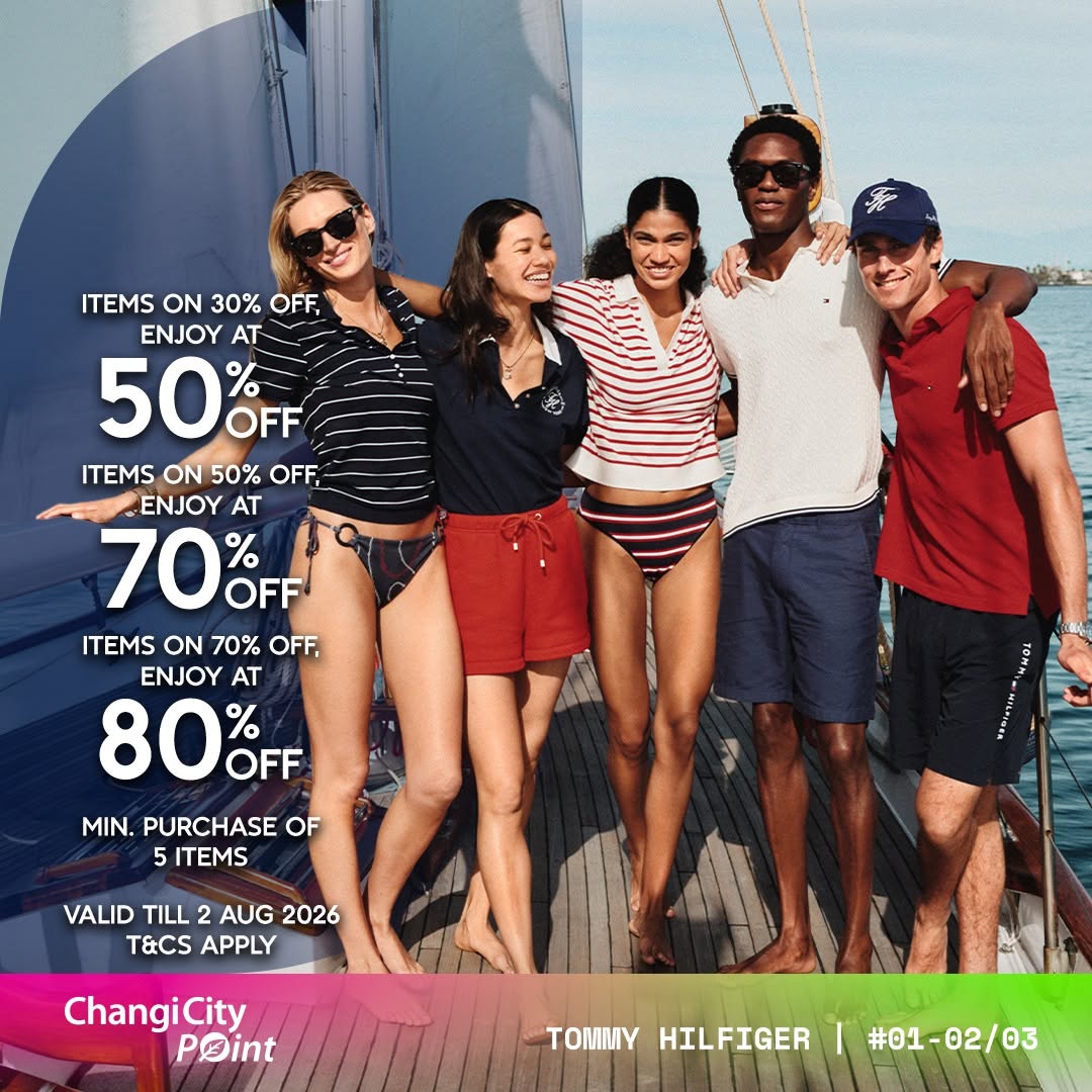 Tommy Hilfiger promotion at Changi City Point