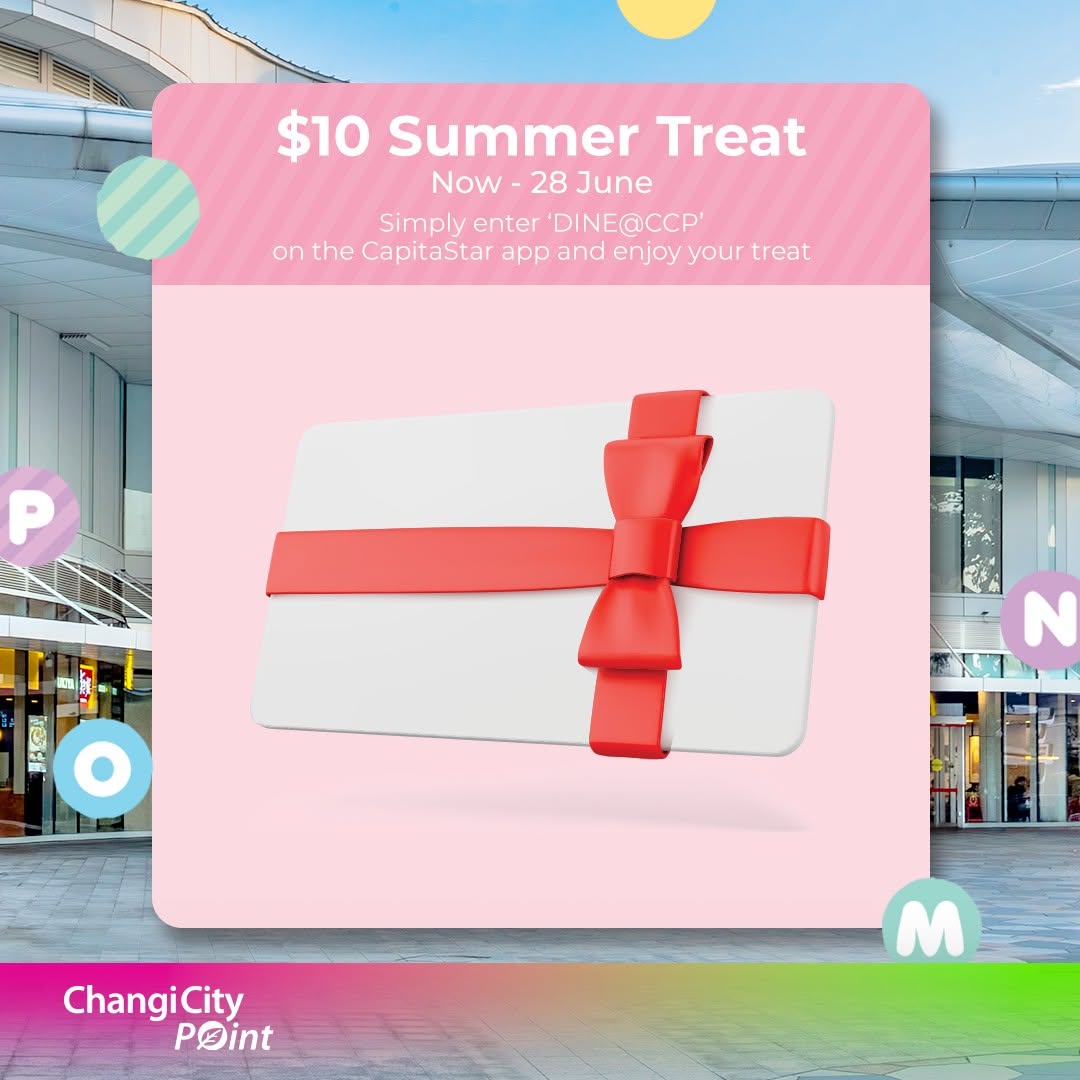 $10 Summer Treat eVoucher on CapitaStar app