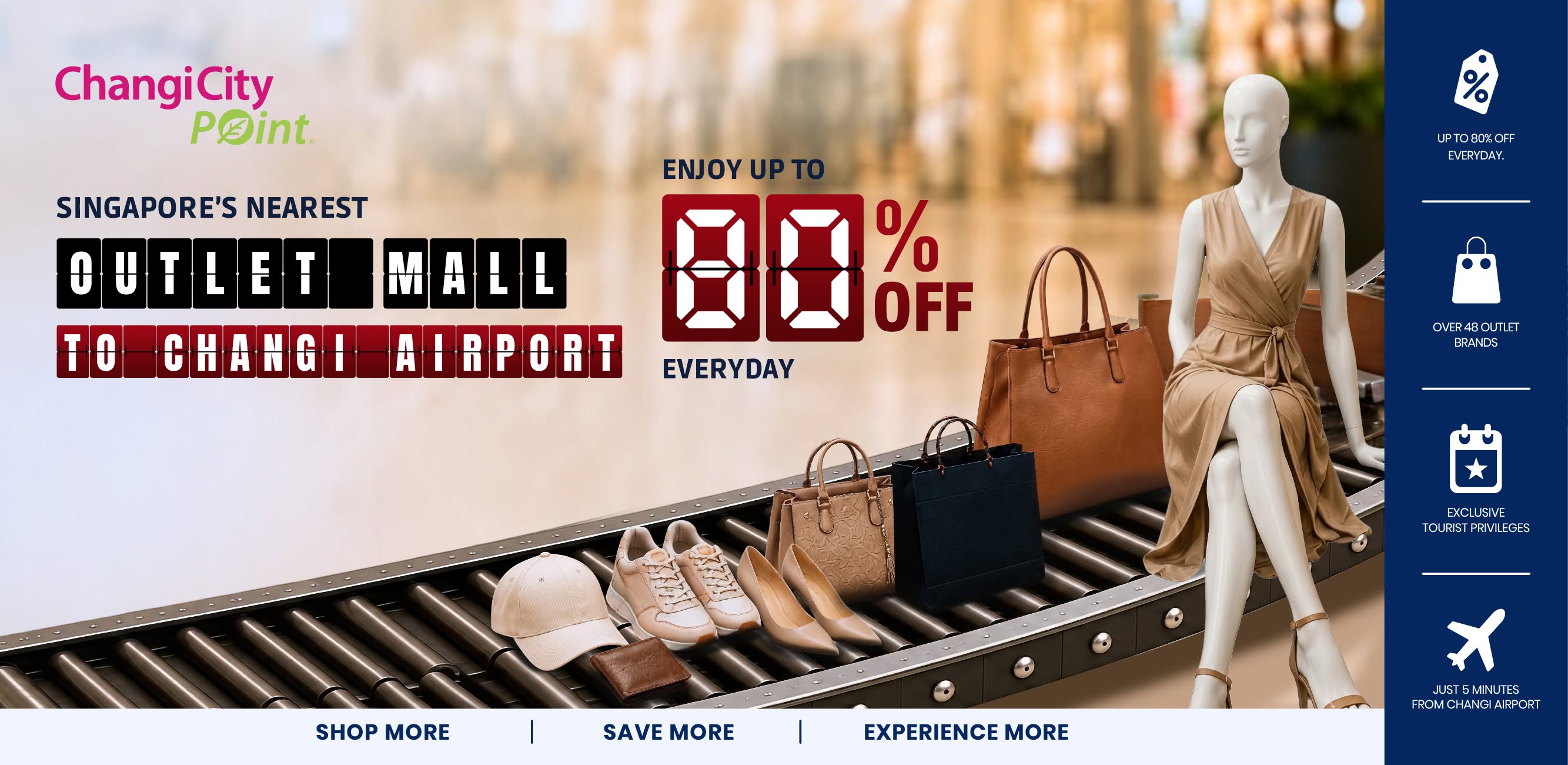 Changi City Point outlet mall promotion